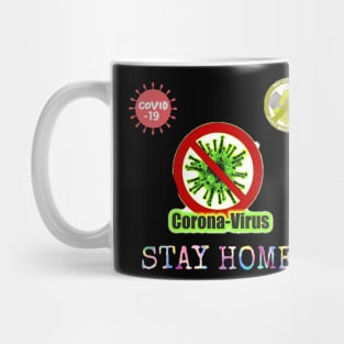 Corona virus T-shirt Mug